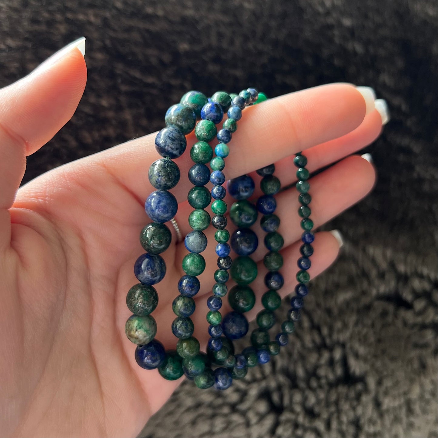Azurite Beaded Bracelet