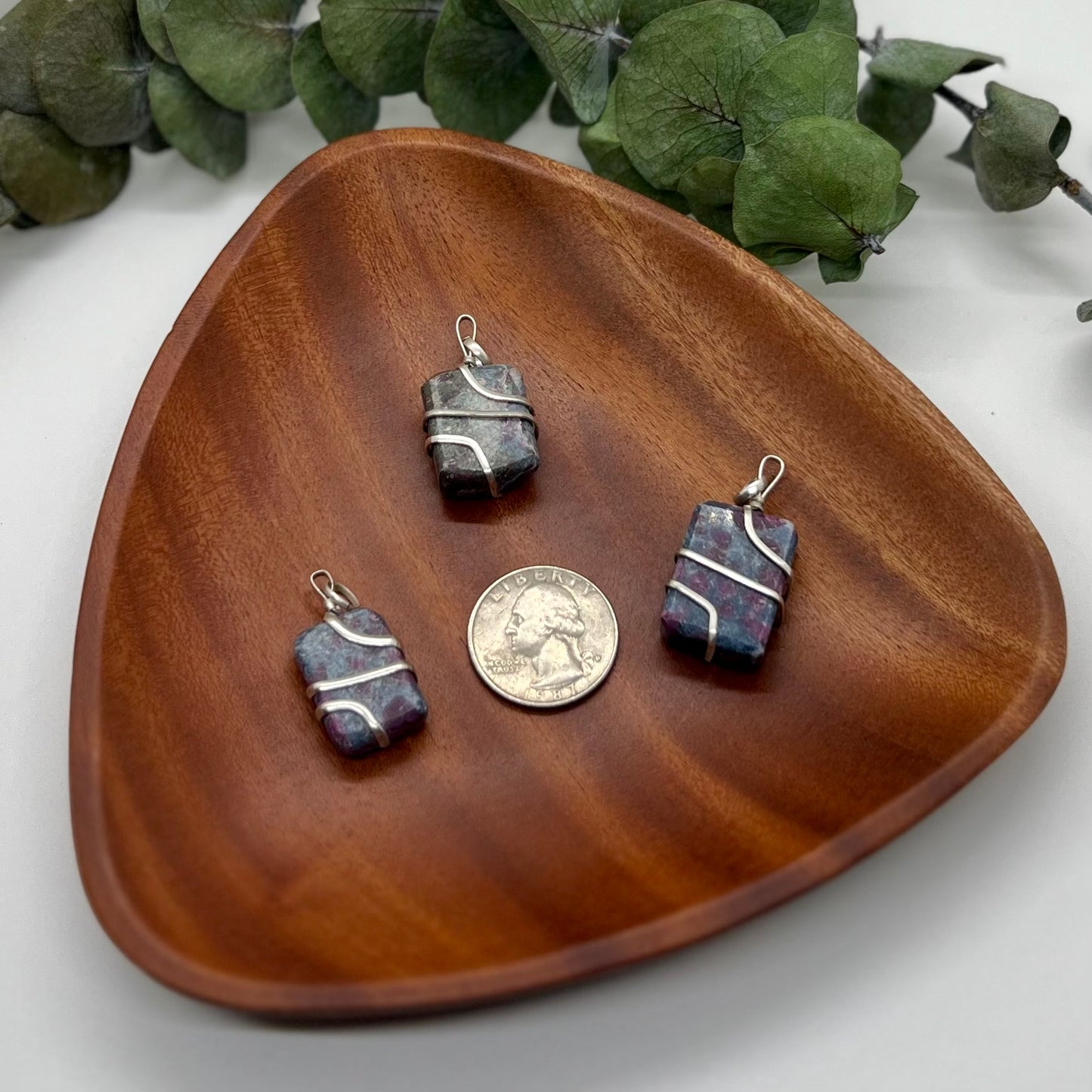 Ruby in Kyanite Pendant