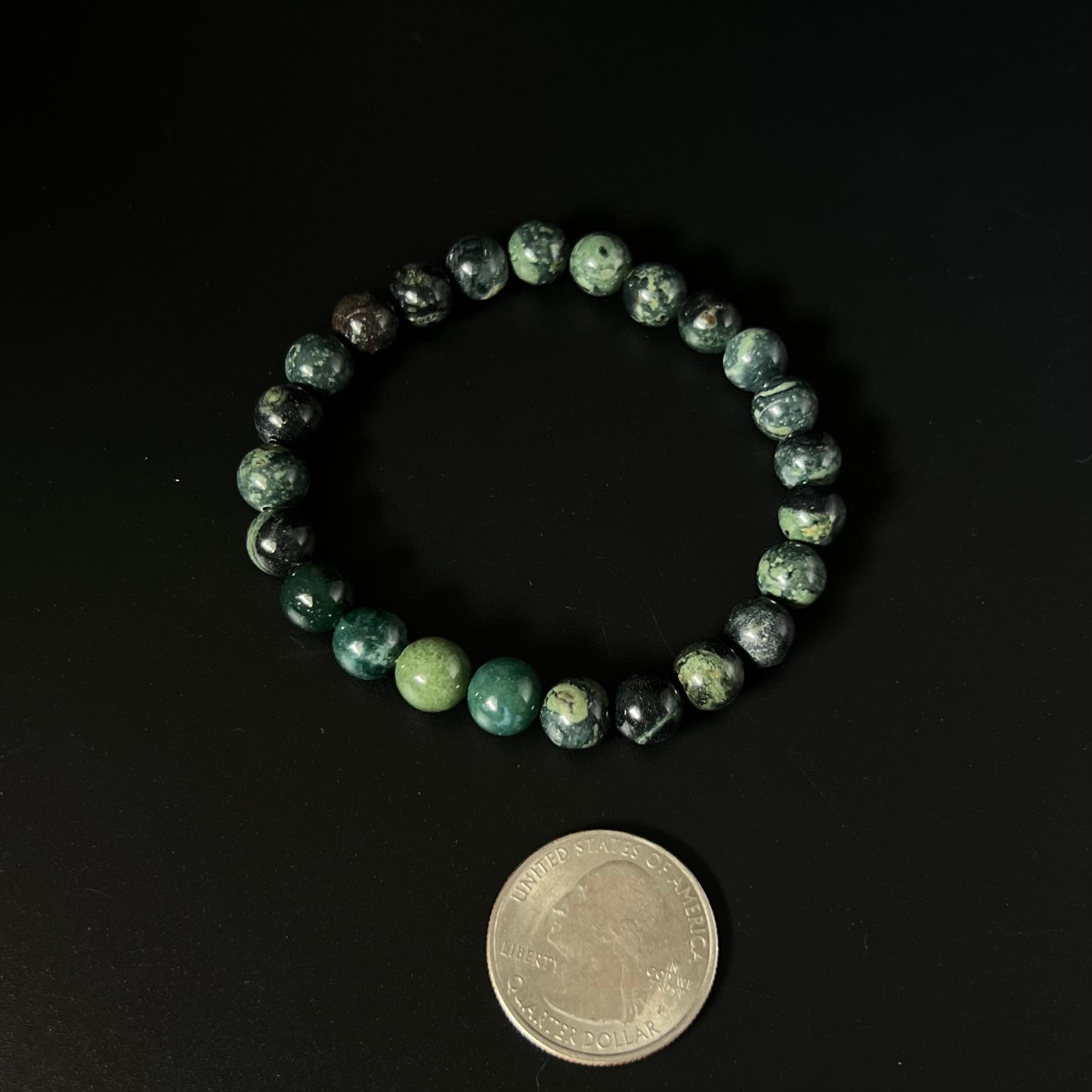 Kambaba Jasper Beaded Bracelet