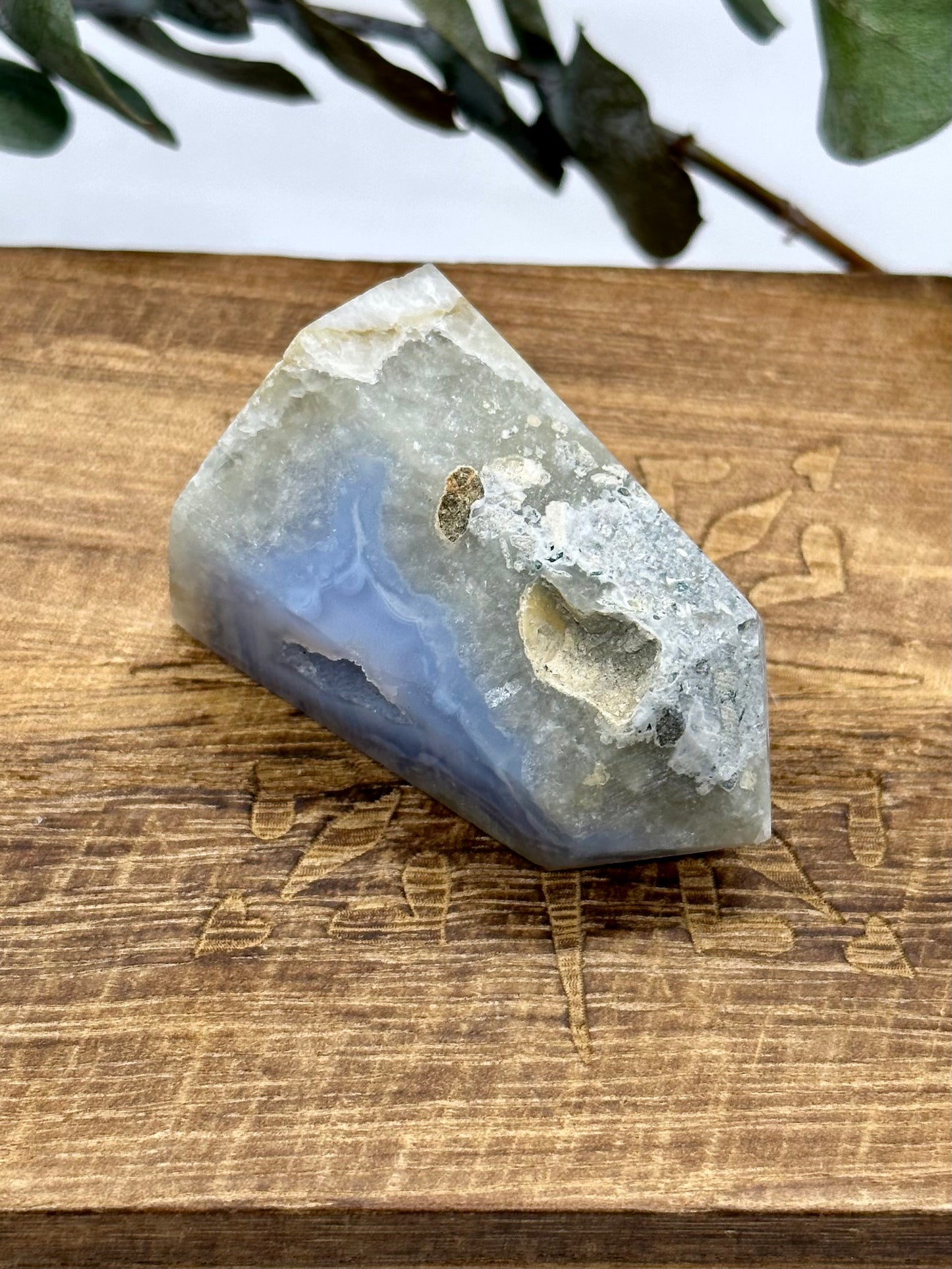 Blue Lace Agate Tower