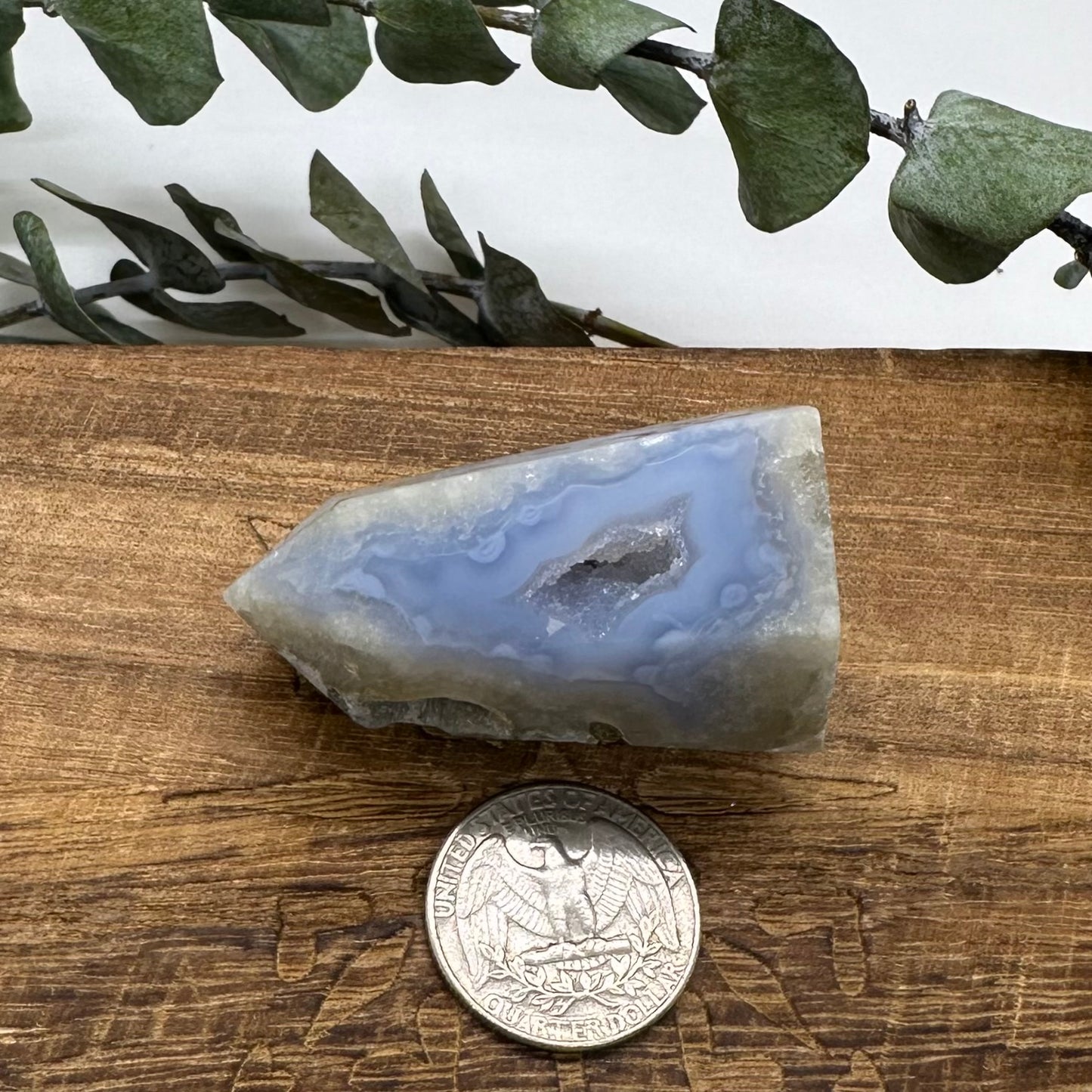 Blue Lace Agate Tower