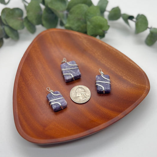 Lepidolite Pendant