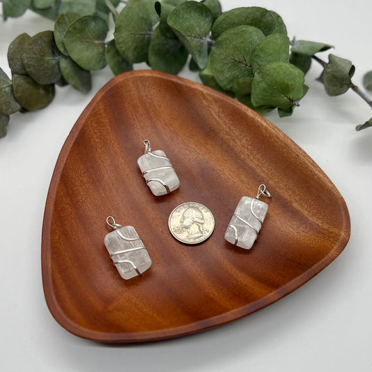 Selenite Pendant