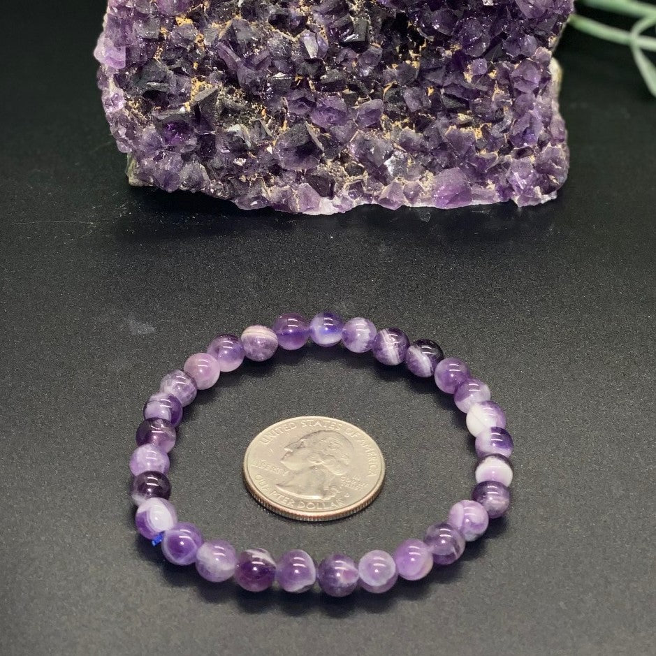 Amethyst Beaded Bracelets