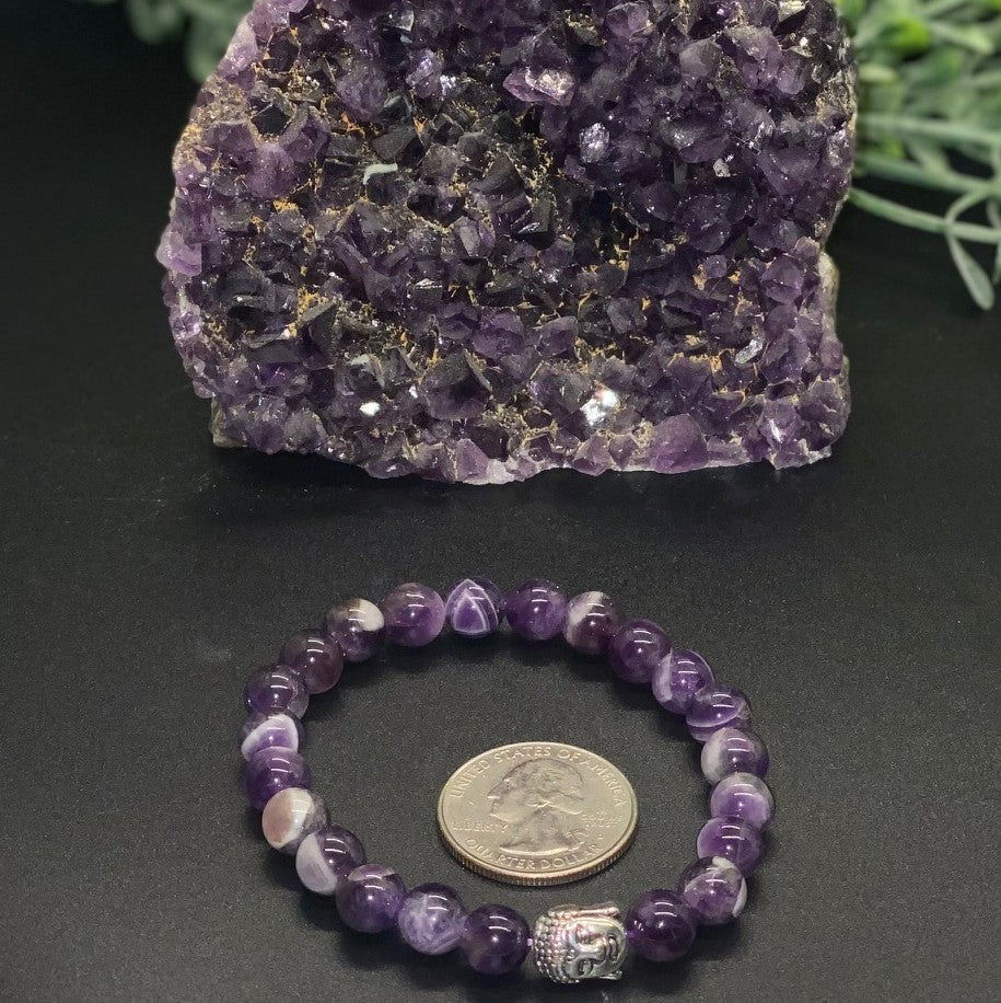 Amethyst Beaded Bracelets