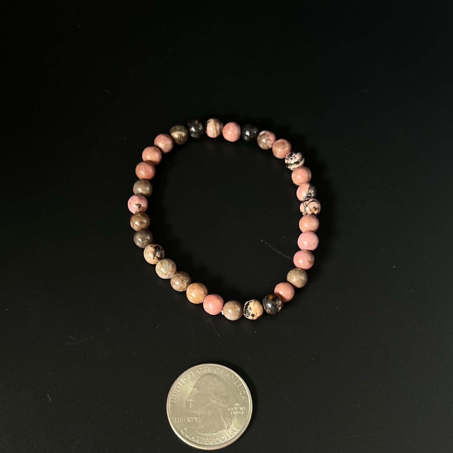 Rhodonite Beaded Bracelet